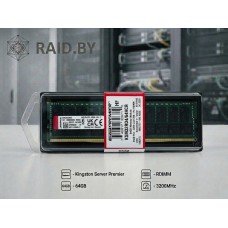 64GB DDR4 PC25600 DIMM ECC Reg CL22  Kingston Server Premier, KSM32RD4/64HD